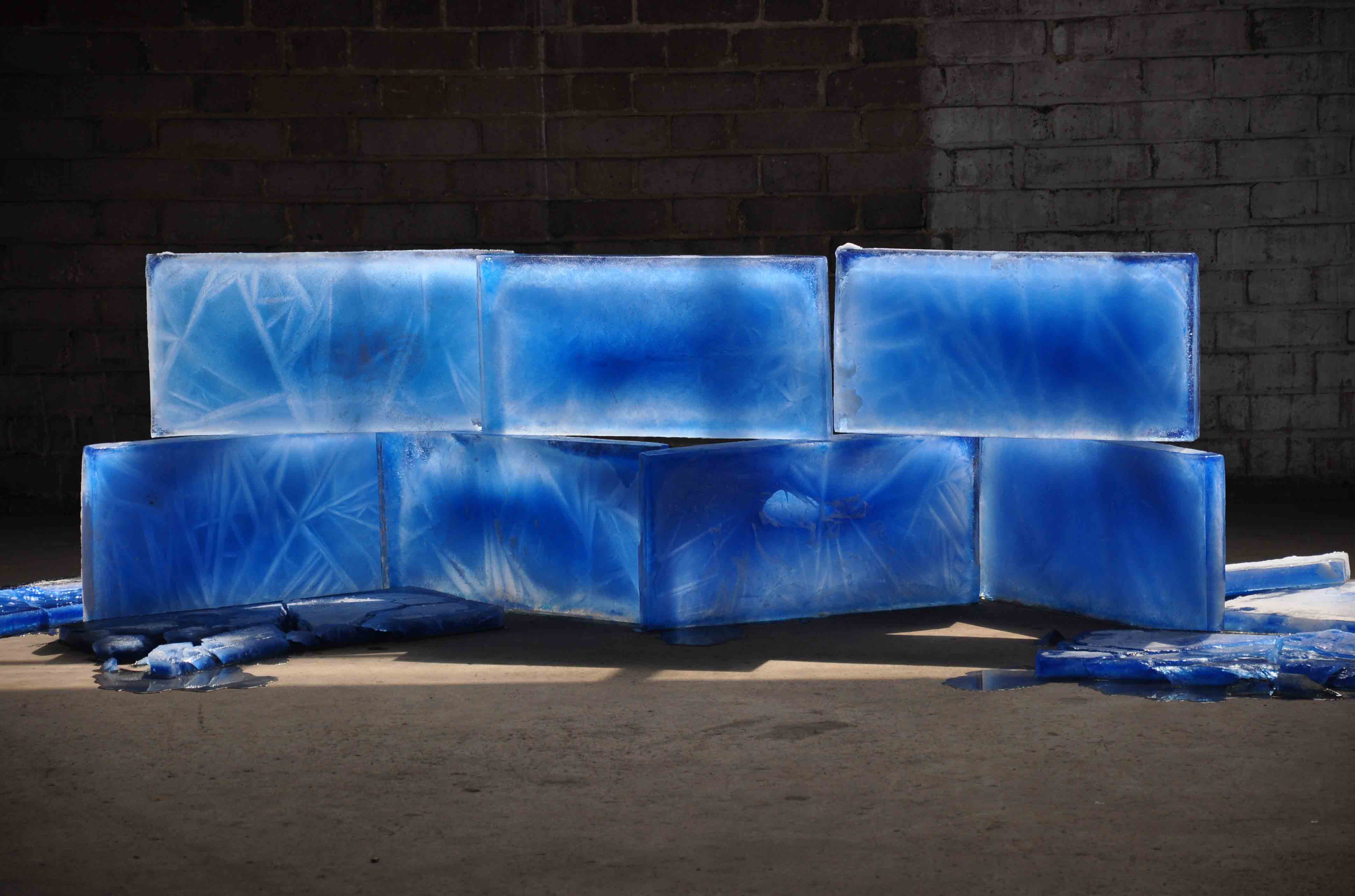 Diffraction — the ice-brick wall installed