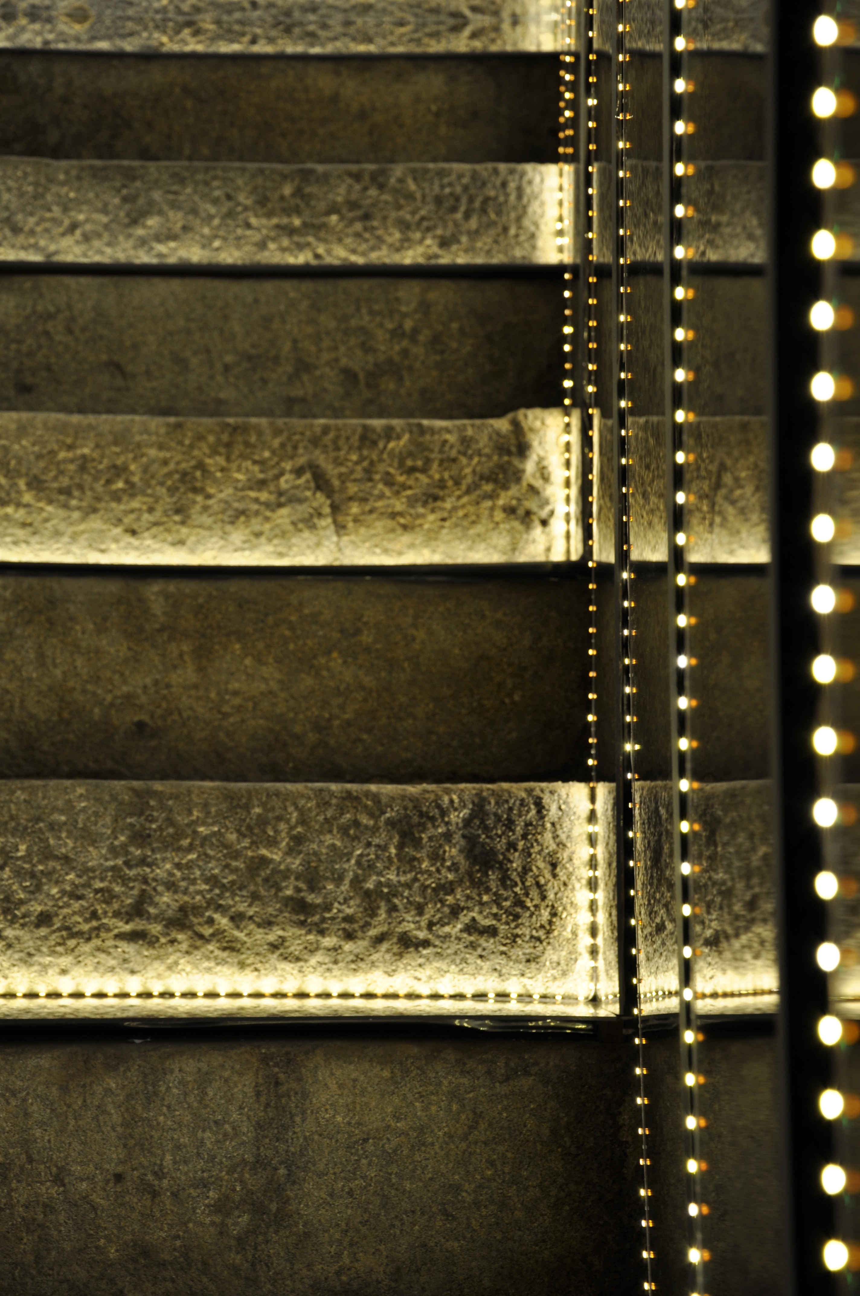 Introspection — illuminated steps detail