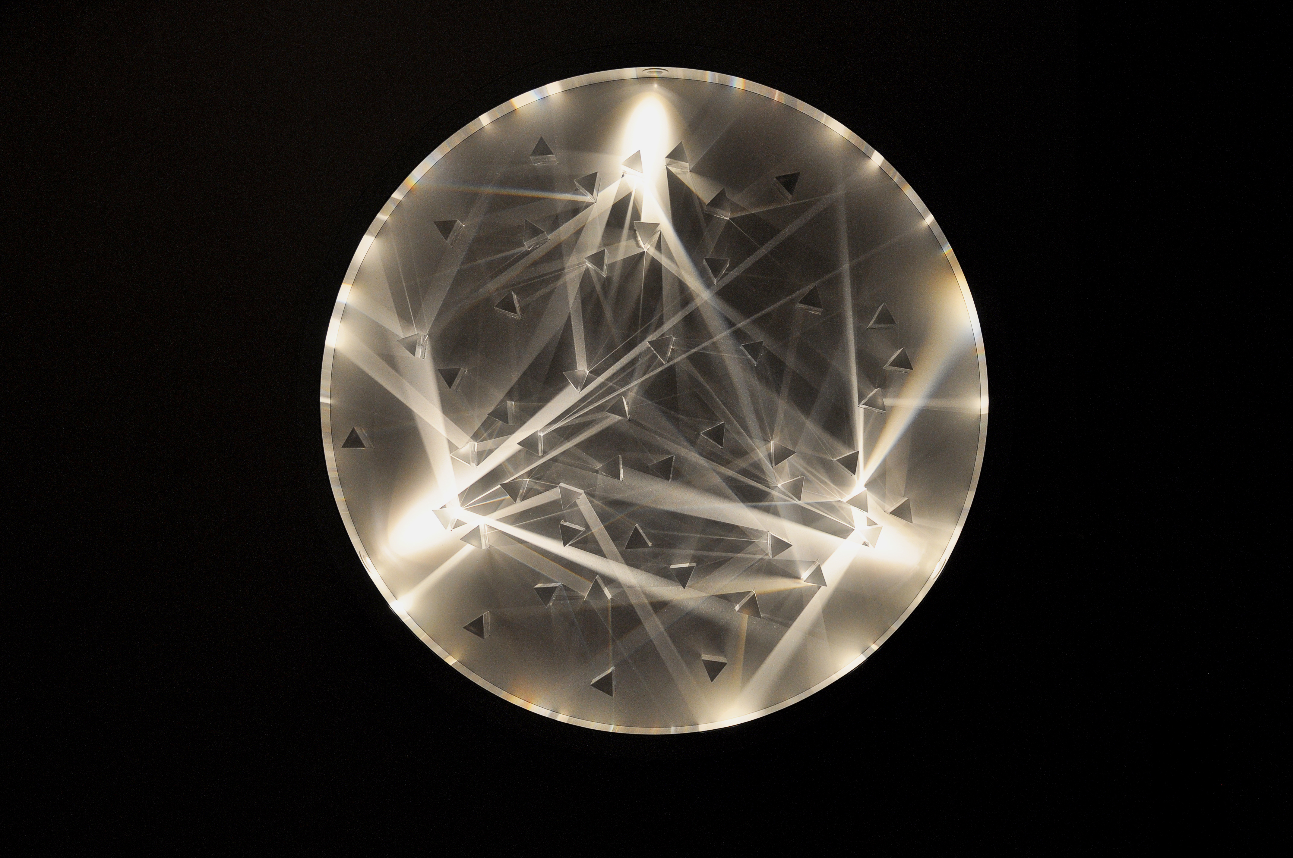 Private Commission — refracted light across the prism field