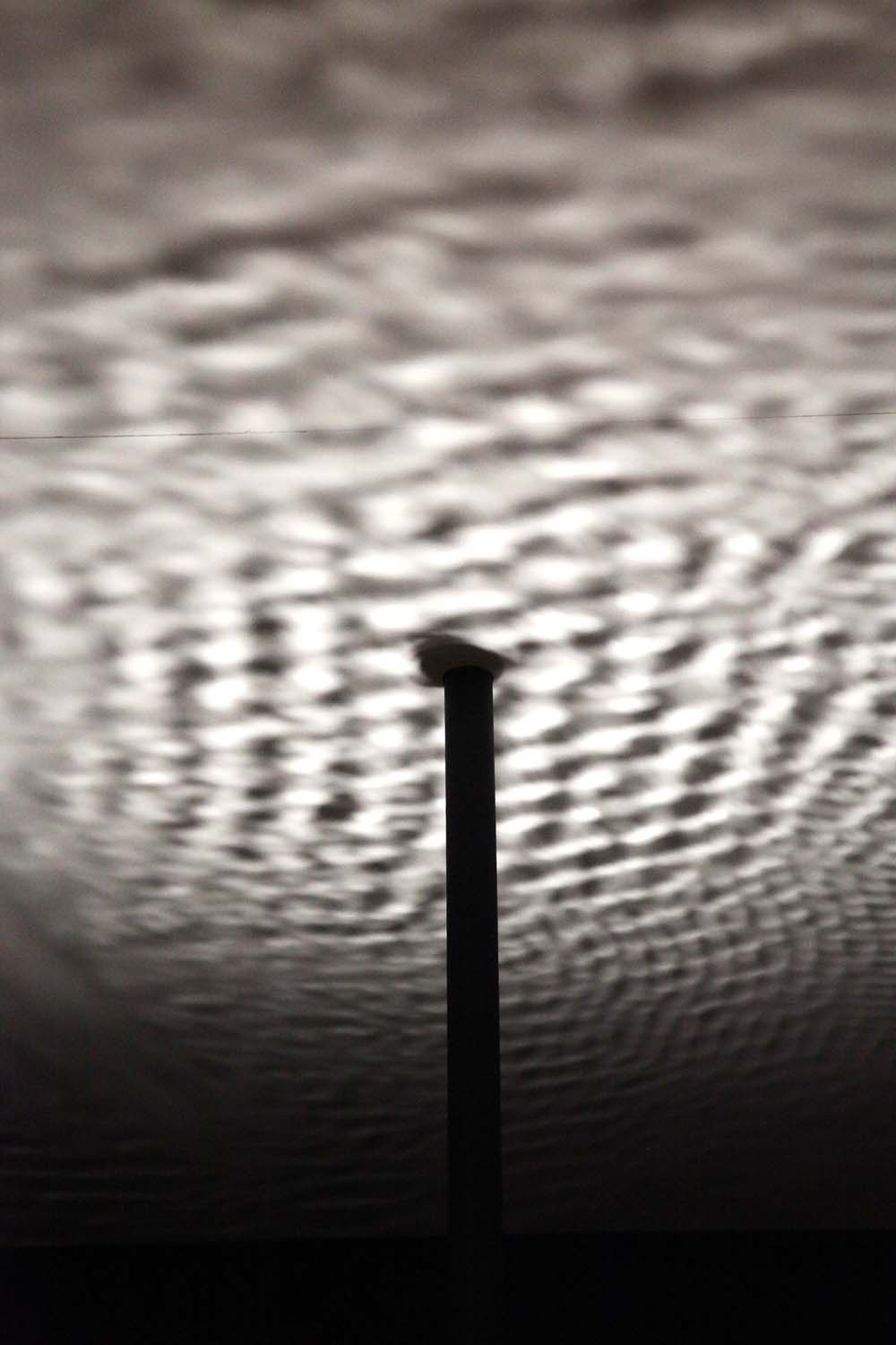 Sound Wave — vibrating water detail